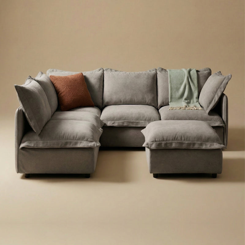 Qoosh 6-Seat L-Shaped Cloud Sofa