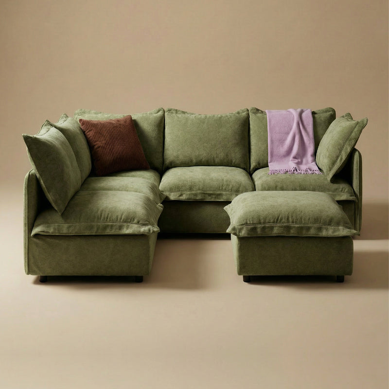 Qoosh 6-Seat L-Shaped Cloud Sofa