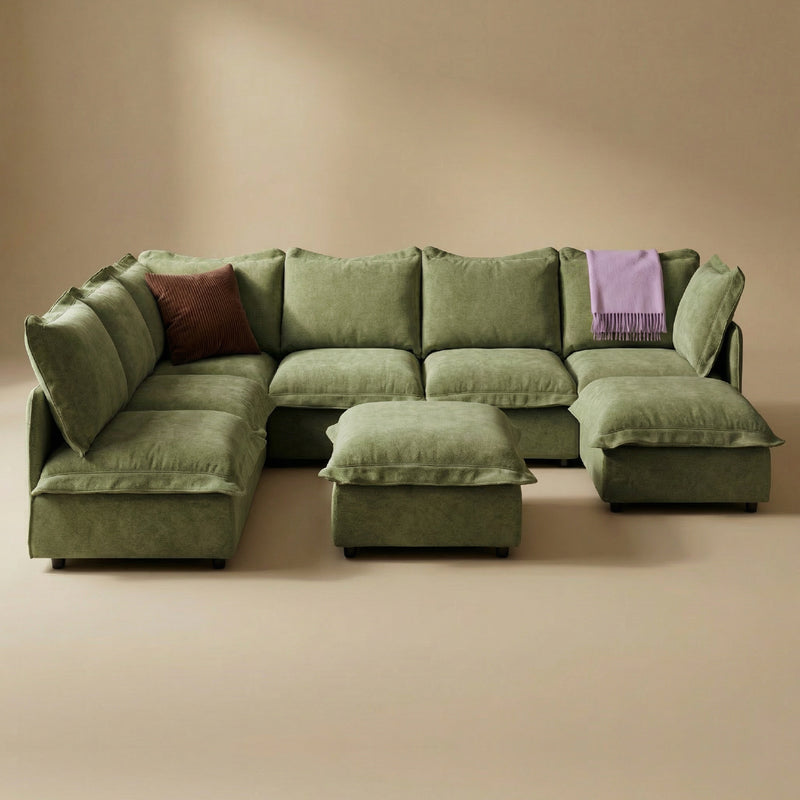 Qoosh 8-Seat U-Shaped Cloud Sofa