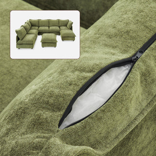 Qoosh Slipcover Only - 8-Seat U-Shaped Sofa