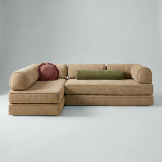JelliCouch L-Shaped Sofa, Corner Open