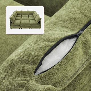 Qoosh Slipcover Only - 9-Seat Pit Sectional