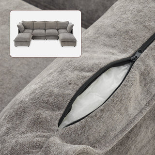 Qoosh Slipcover Only - 6-Seat U-Shaped Sofa