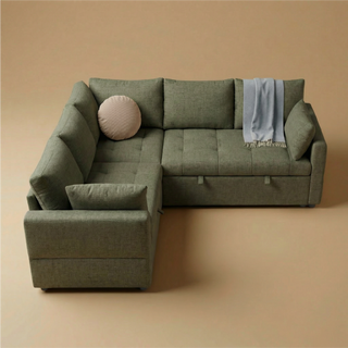 SleepStash 5-Seat V-Shaped Sofa Bed
