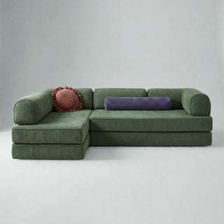 JelliCouch L-Shaped Sofa, Corner Open