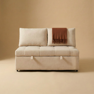 SleepStash 2 Seater Armless Pull-Out Sleeper