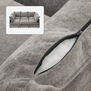 Qoosh Slipcover Only - 6-Seat Pit Sectional