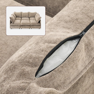 Qoosh Slipcover Only - 6-Seat Pit Sectional