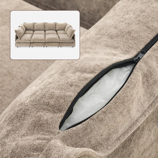 Qoosh Slipcover Only - 8-Seat Pit Sectional