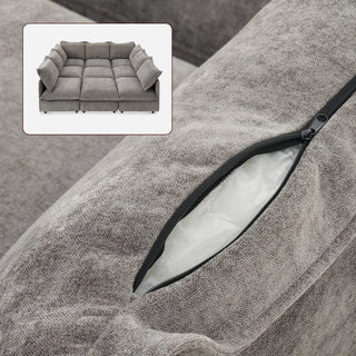 Qoosh Slipcover Only - 9-Seat Pit Sectional