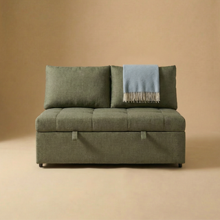 SleepStash 2 Seater Armless Pull-Out Sleeper