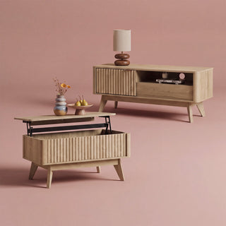 Brooklyn 47" TV Stand & Lift-top Coffee Table