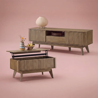 Brooklyn 57" TV Stand & Lift-top Coffee Table