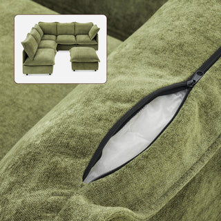 Qoosh Slipcover Only - 6-Seat L-Shaped Sofa
