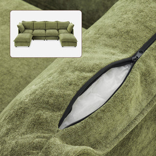 Qoosh Slipcover Only - 6-Seat U-Shaped Sofa