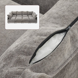 Qoosh Slipcover Only - 8-Seat Pit Sectional