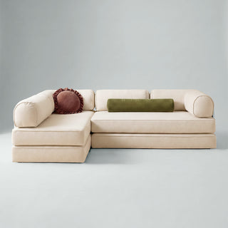 JelliCouch L-Shaped Sofa, Corner Open