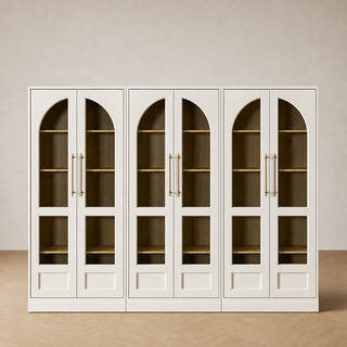 Blake Tall Acrylic Display Cabinet Arched