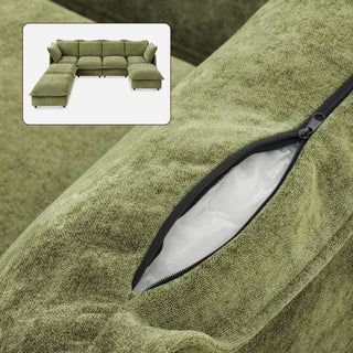 Qoosh Slipcover Only - 7-Seat U-Shaped Sofa