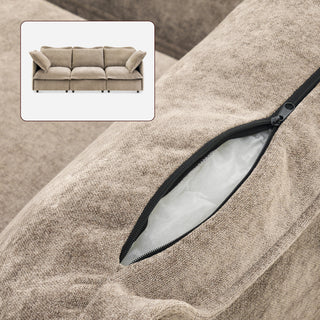 Qoosh Slipcover Only - 3-Seat Sofa