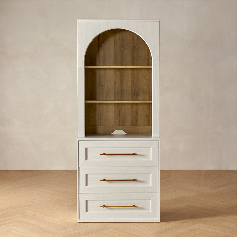 Blake 3 Drawer Dresser with Hutch