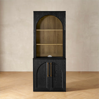 Blake Modular Storage Cabinet with Hutch Arched