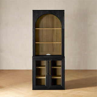 Blake Modular Storage Cabinet with Hutch Acrylic