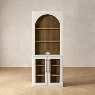Blake Modular Storage Cabinet with Hutch Acrylic