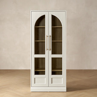 Blake Tall Acrylic Display Cabinet Arched