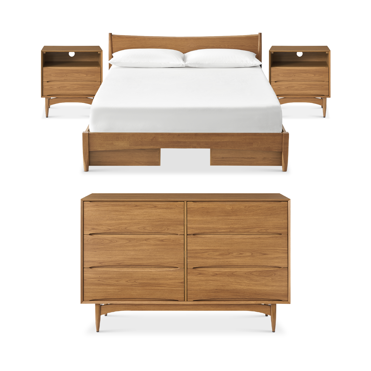 4-Piece King Bedroom Set with Underbed Storage