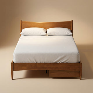 Retrovie Mid-Century Modern Queen Bed