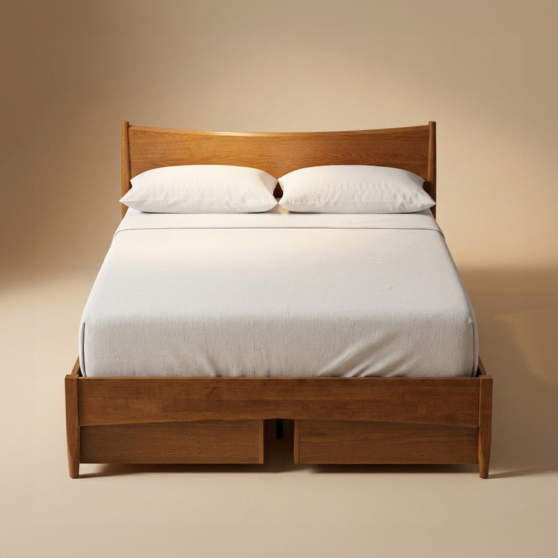 Retrovie Mid-Century Modern Queen Bed