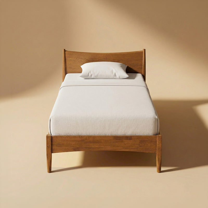 Retrovie Mid-Century Modern Twin Bed