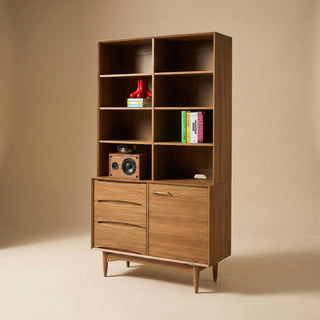 Retrovie Mid-Century Modern 20"-119" Modular Bookcase