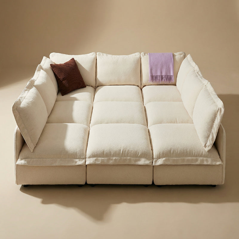 Qoosh 9-Seat Cloud Pit Sectional