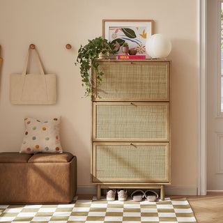 Hannah Shoe Cabinet, Riviera Oak