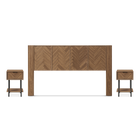 Headboard Nightstand Set