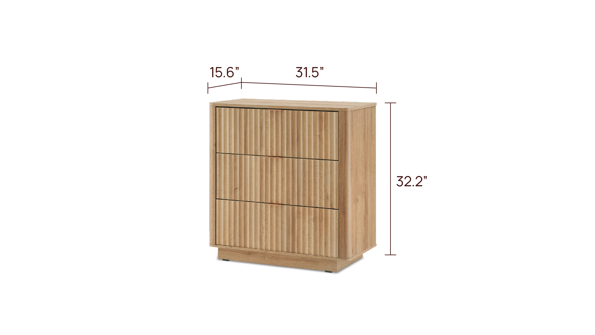 Brooklyn 3-Drawer Dresser