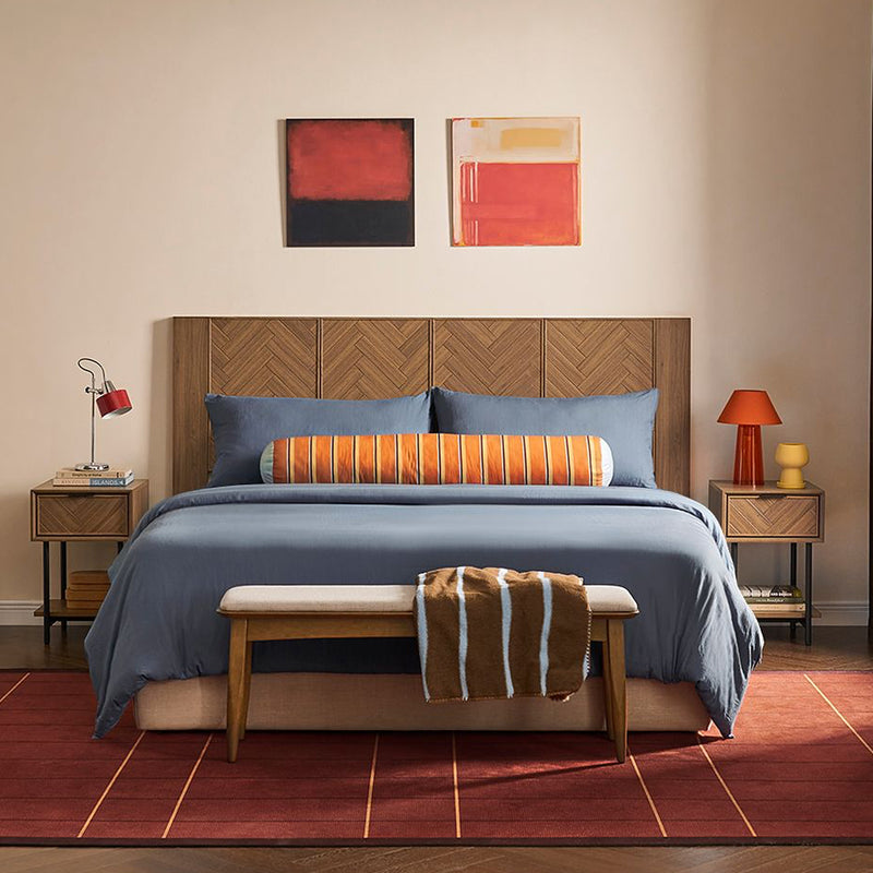Axis 3-Piece Bedroom Set (Headboard, Nightstands)