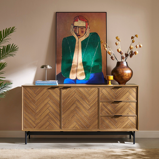 Axis Herringbone 59" Sideboard