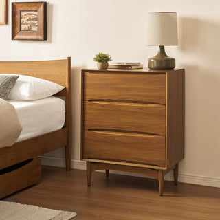 Retrovie Mid-Century Modern 3-Drawer Dresser