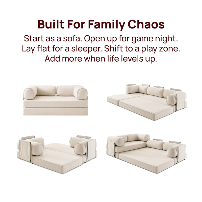 JelliCouch 3 Seater Sofa, Corner Open