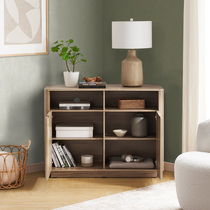 Brooklyn Corner TV Stand + Lift-top Coffee Table