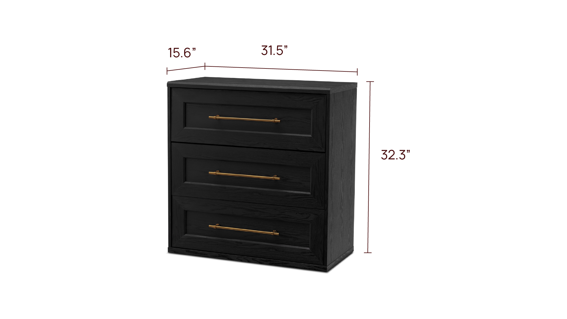 Blake 3 Drawer Dresser