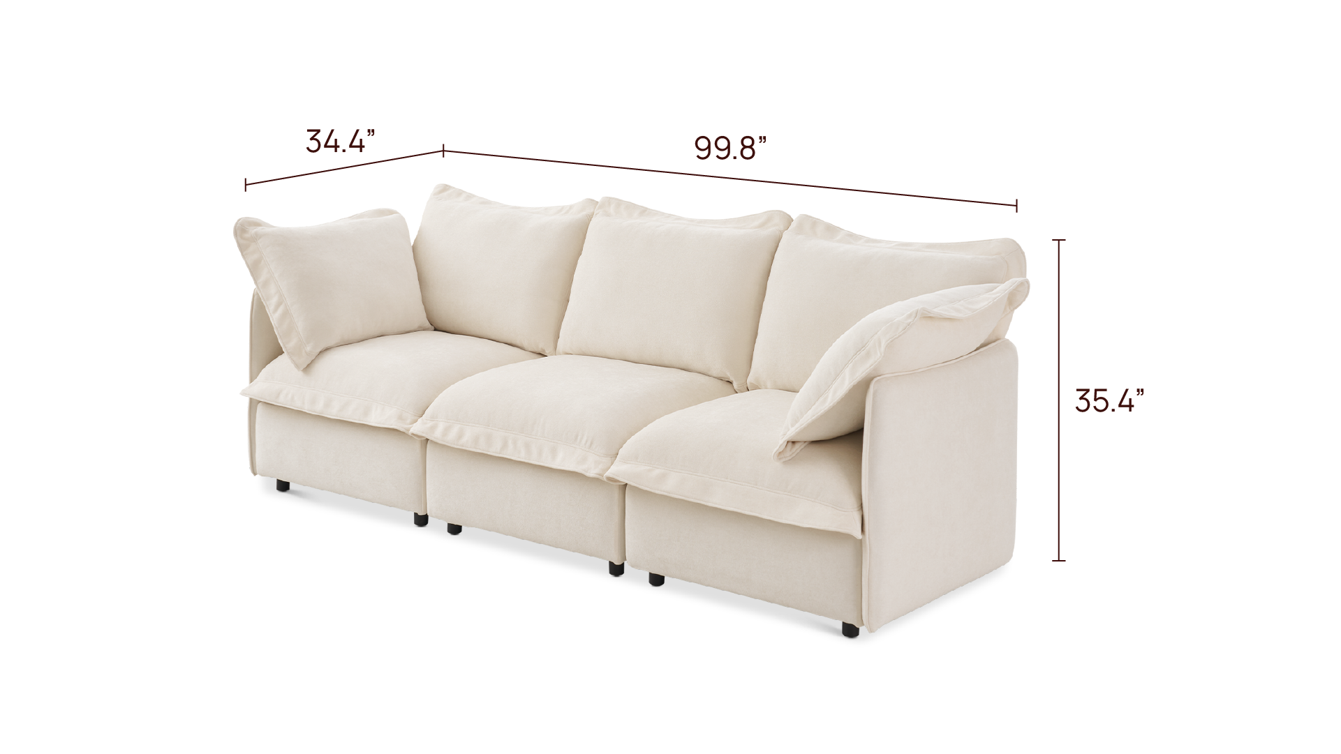 Qoosh 3-Seater