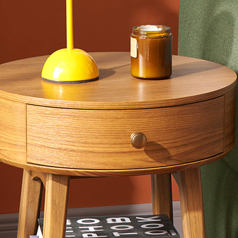 Retrovie Mid-Century Modern Round Side Table