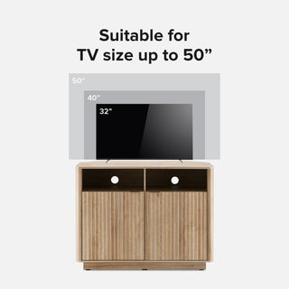 Brooklyn Corner TV Stand + Lift-top Coffee Table, Golden Oak Set