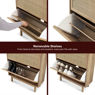 Hannah Shoe Cabinet, Riviera Oak