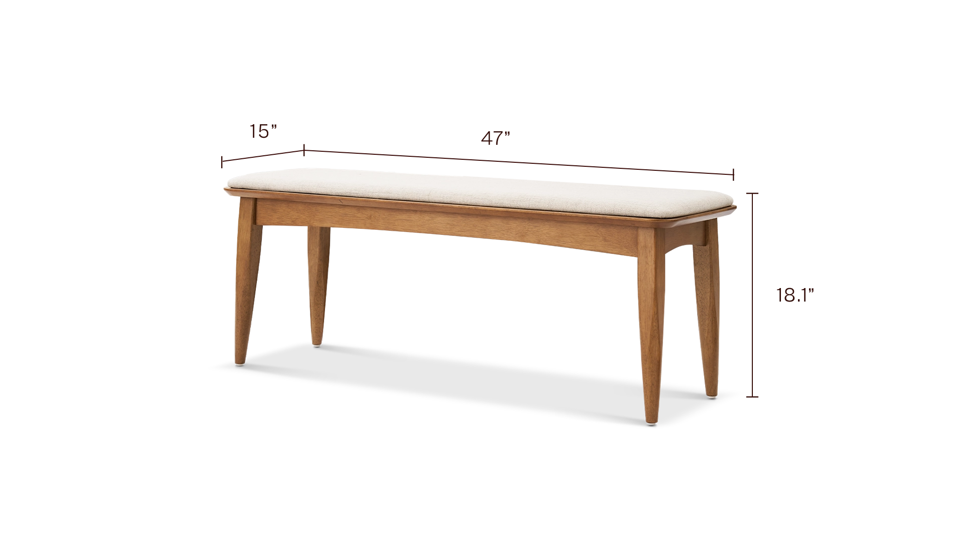 Retrovie 47" Bench