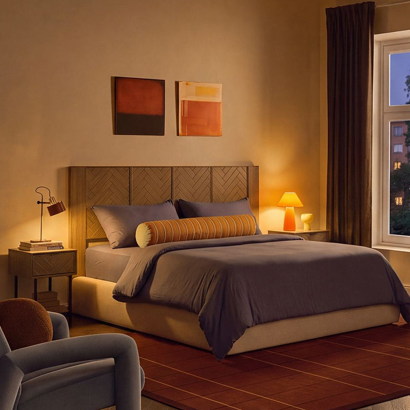 Axis 3-Piece Bedroom Set (Headboard, Nightstands)